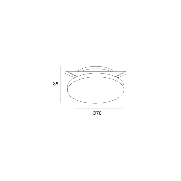 Skarlat  RDL74016-3 3W WH 3000K IP44