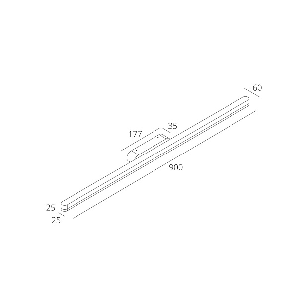 Skarlat  RWLB116 18W WH 4000K