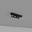 Skarlat  RSLC74131-3 3×7W BK 4000K