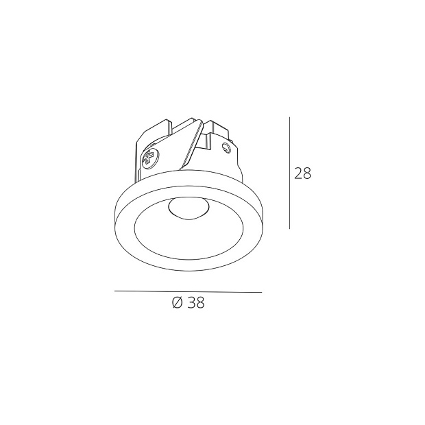 Skarlat  RSL74190 3W WH 4000K