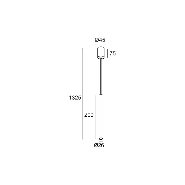 Skarlat  RHL7728 3W WH 3000K