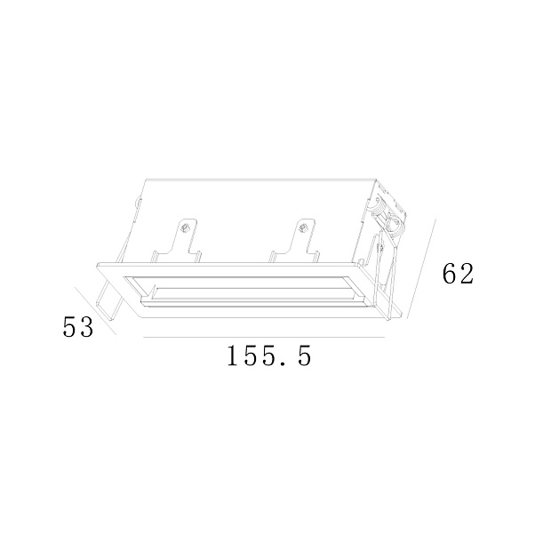Skarlat  RSL74104 5×2W WH+BK 3000K
