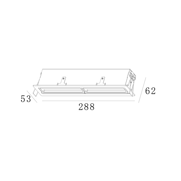 Skarlat  RSL74105 10×2W WH+BK 3000K
