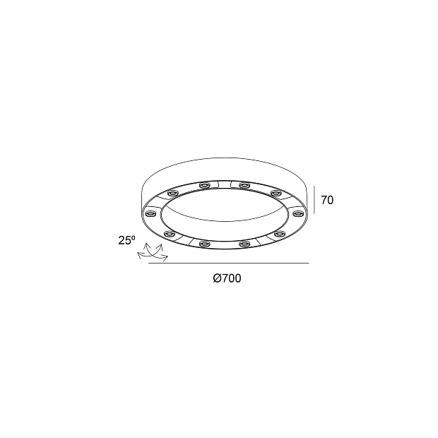 Skarlat  RSLC74107 10×3W BK 4000K