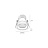 Skarlat  RSL74132 7W WH+BK 4000K-0
