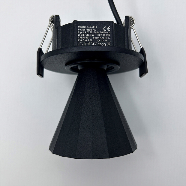 Skarlat  RSL74131 7W BK 3000K