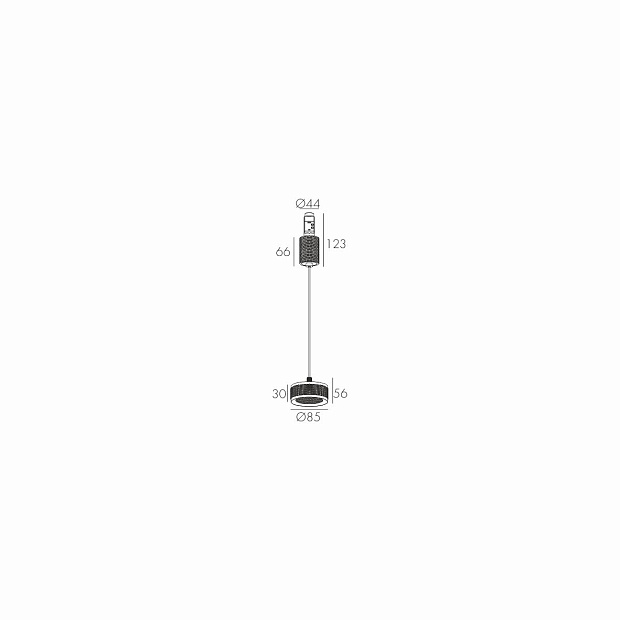Skarlat RCD-MZ04 7W BK 3000K