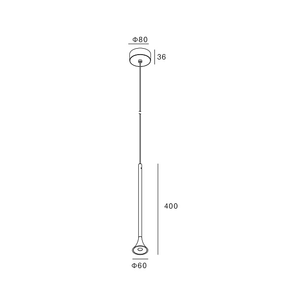 Skarlat  RHL7749 5W WH+BK 3000K