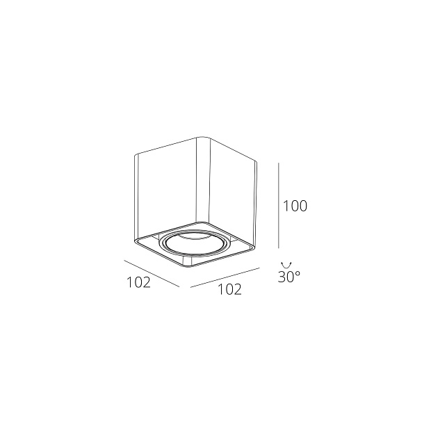 Skarlat RSLC78004 10W WH 3000K