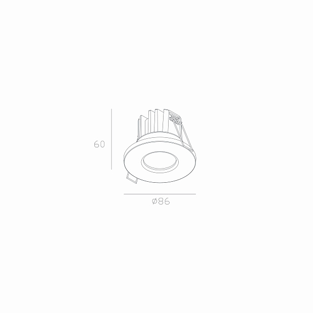Skarlat RSL74249 10W BK 4000K