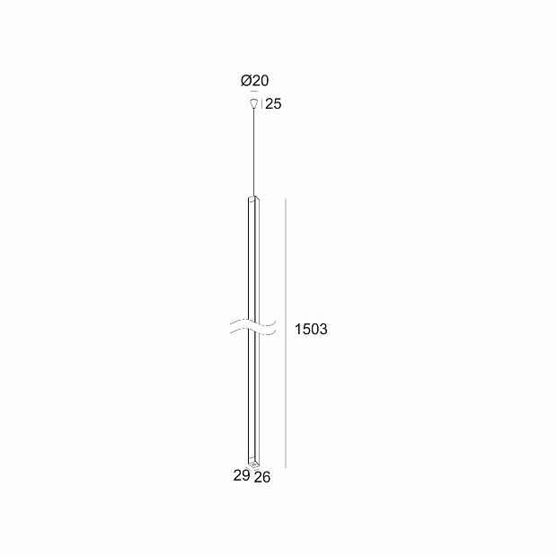 Skarlat  RHL77007 30W BK 3000K