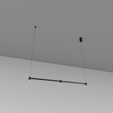 Skarlat  RHL7741 3×5W GD+BK 4000K