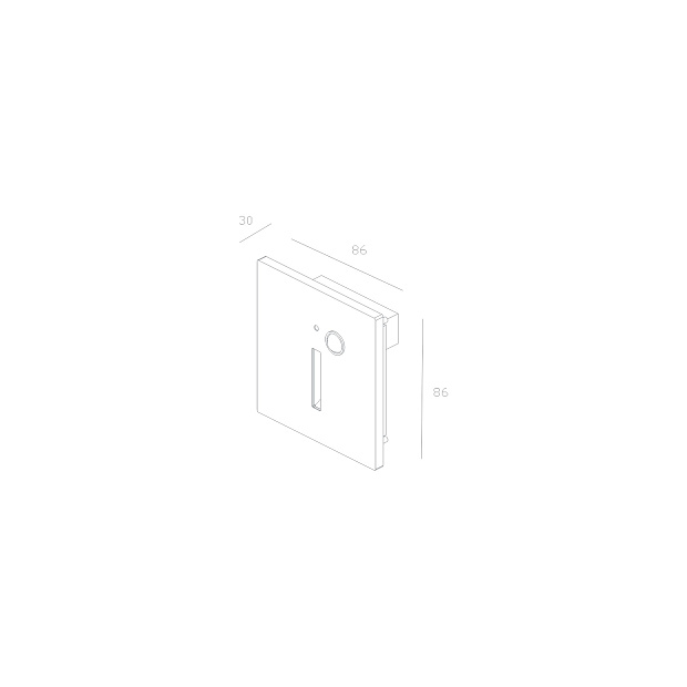 Skarlat  RWLB181 1W WH 3000K