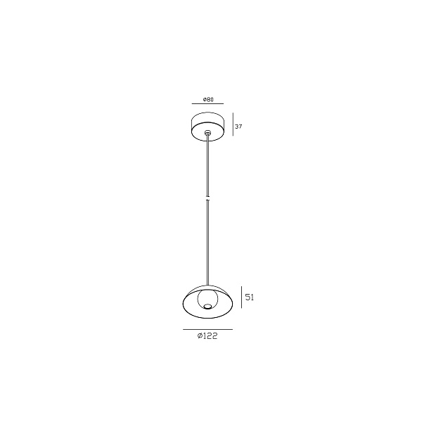 Skarlat  RHL7755 5W BK+WH 3000K