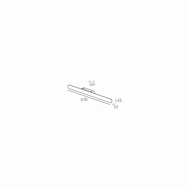 Skarlat  RWLB171 10W BK 4000K