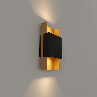 Skarlat  RWLB081 2x3W BK+GD 3000K