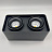 Skarlat RSLC78005 2*10W BK 3000K-1