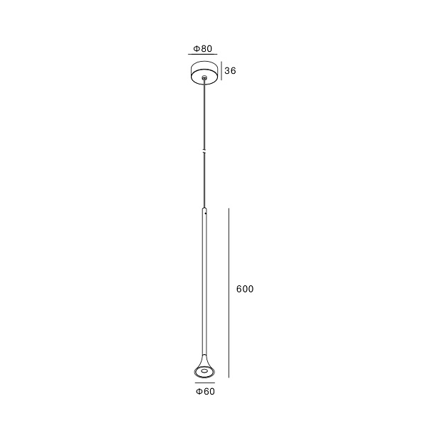 Skarlat  RHL7750 5W WH+BK 3000K
