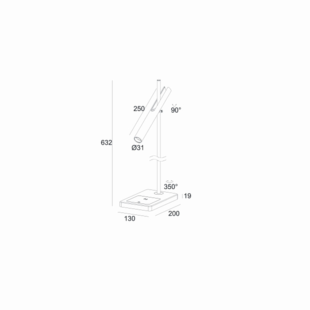 Skarlat RTD3006 7W WH+BK 4000K