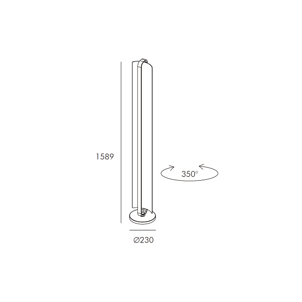 Skarlat  RLL8116 27W WH+BK 4000K