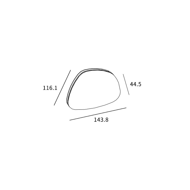 Skarlat  RWLB103 5W BK 3000K