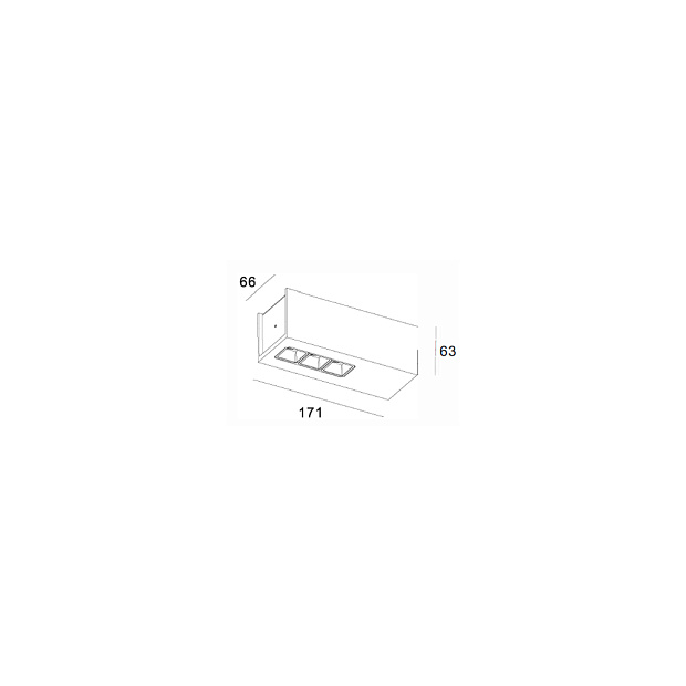 Skarlat RSLC78037 3×5W BK 3000K